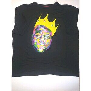 Brooklyn Mint The Notorious BIG Rap Tee Men 4XL Black Biggie Smalls Crown B.I.G